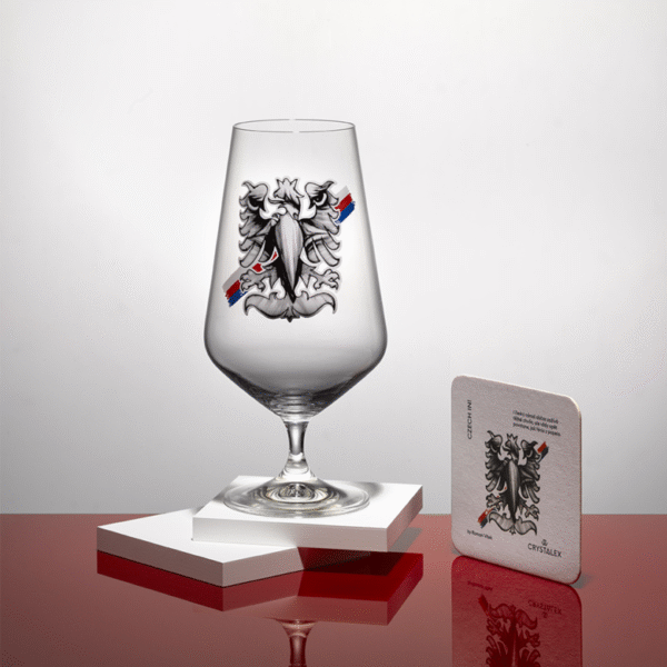 Sklenice na pivo CzechIn 540 ml | Orel - Obrázek 3