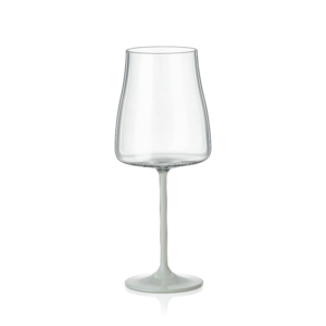 White wine glass Black White 400 ml