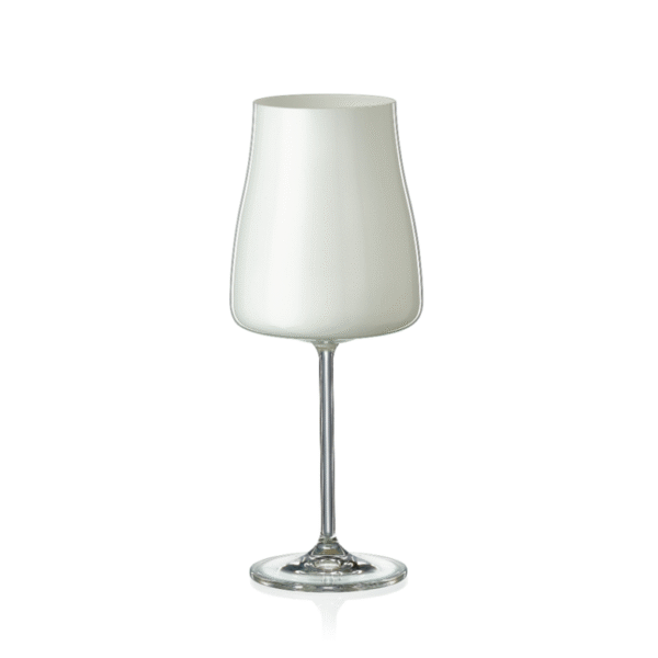 Sklenice na bílé víno Black White 400 ml