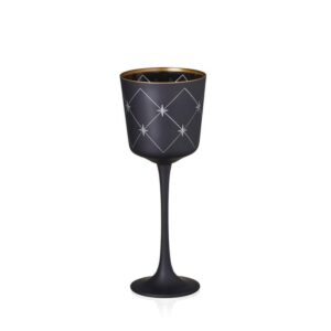 Svícen Christmas Lucy 220 mm | Černý