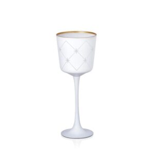 Svícen Christmas Lucy 220 mm | Bílí