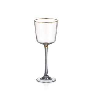 Svícen Christmas Lucy 220 mm | Zlatý ráfek