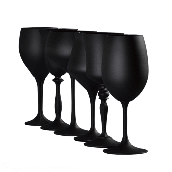 Sklenice na víno GlassGambit 400 ml | Black