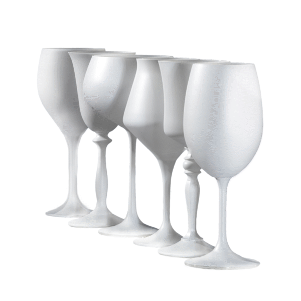 Sklenice na víno GlassGambit 400 ml | White