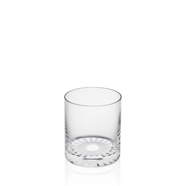 Sklenice na whiskey Sharp Details 280 ml | Květina - leštěný brus