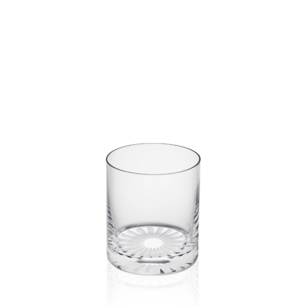 Sklenice na whiskey Sharp Details 280 ml | Květina - matný brus