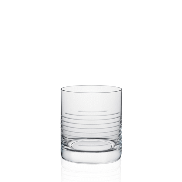 Sklenice na whiskey Sharp Details 280 ml | Pruhy