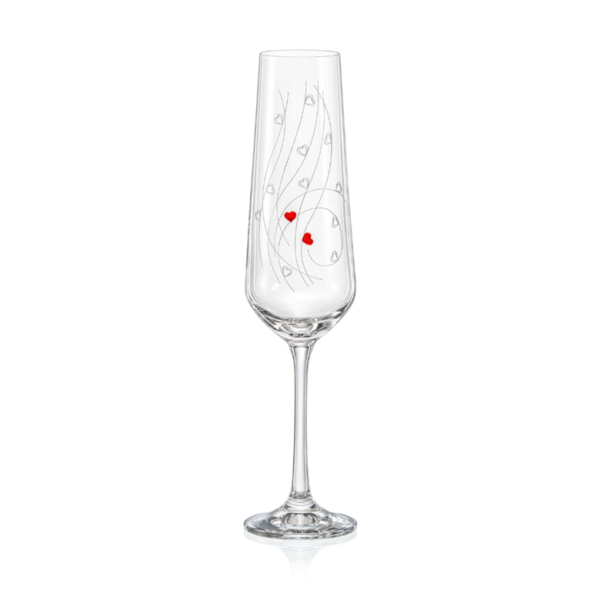 Sklenice na prosecco Sparkly Love 200 ml