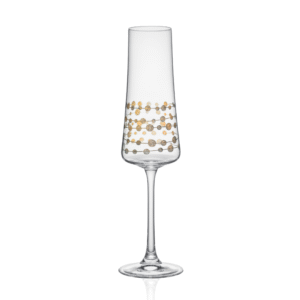Sklenice na šumivé víno Zlatý příběh 210 ml