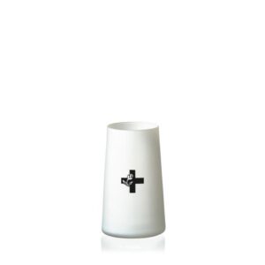 Vase with symbol + Letters 120 mm