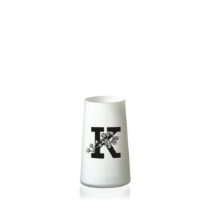 Vase with letter K Letters 120 mm