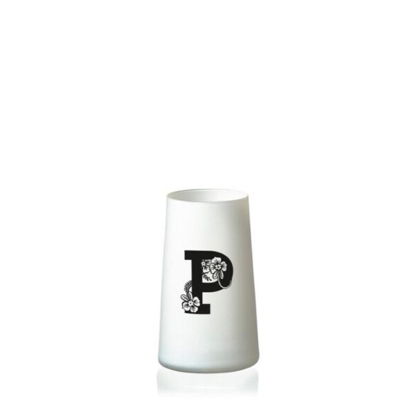 Váza s písmenem P Letters 120 mm