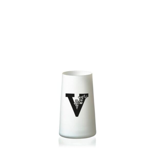 Váza s písmenem V Letters 120 mm