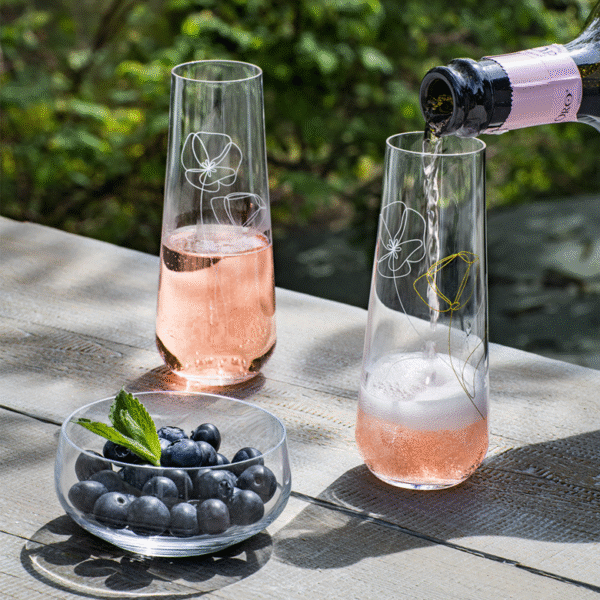Sklenice na prosecco víno Louka 250 ml - Obrázek 2
