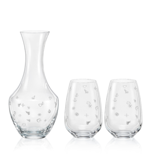 Three-piece set of glasses Cookies