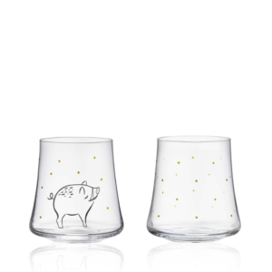 Sklenice na nealko Zlatý příběh 350 ml | Prase